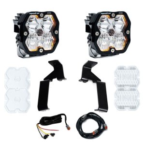 Ford Raptor Lights - A-Pillar - Baja Designs - Squadron Pro 2.0 (Driving/Combo) - Clear - `21-`25 Ford Raptor Lights - A-Pillar - Baja Designs - Squadron Pro 2.0 (Driving/Combo) - Clear - `21-`25